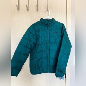 North Face Forest Green Puffer Jacket